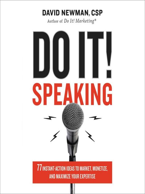 Title details for Do It! Speaking by David Newman - Wait list